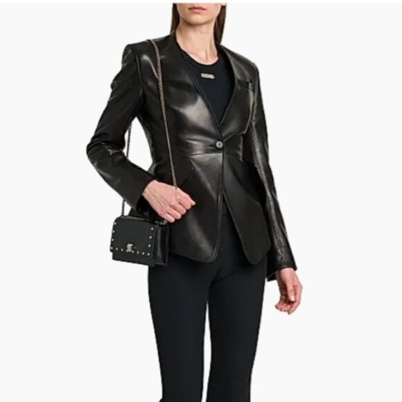 Alexander McQueen Skull Leather Chain Crossbody Black - Picture 4 of 10